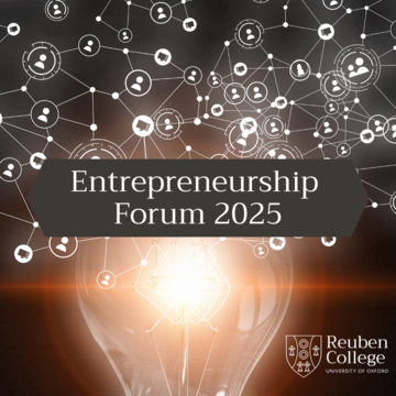 A glowing lightbulb surrounded by a network of icons of people and technology. 